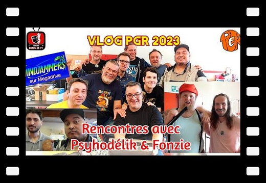 Vlog PGR 2023 - avec Fonzie, Psyhodelik, Windjammers sur Megadrive